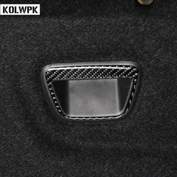 

Car Styling carbon fibre Styling Rear Trunk Handle Frame Decorative Cover Trim Sticker For Volvo XC60 S60 Car Accessories