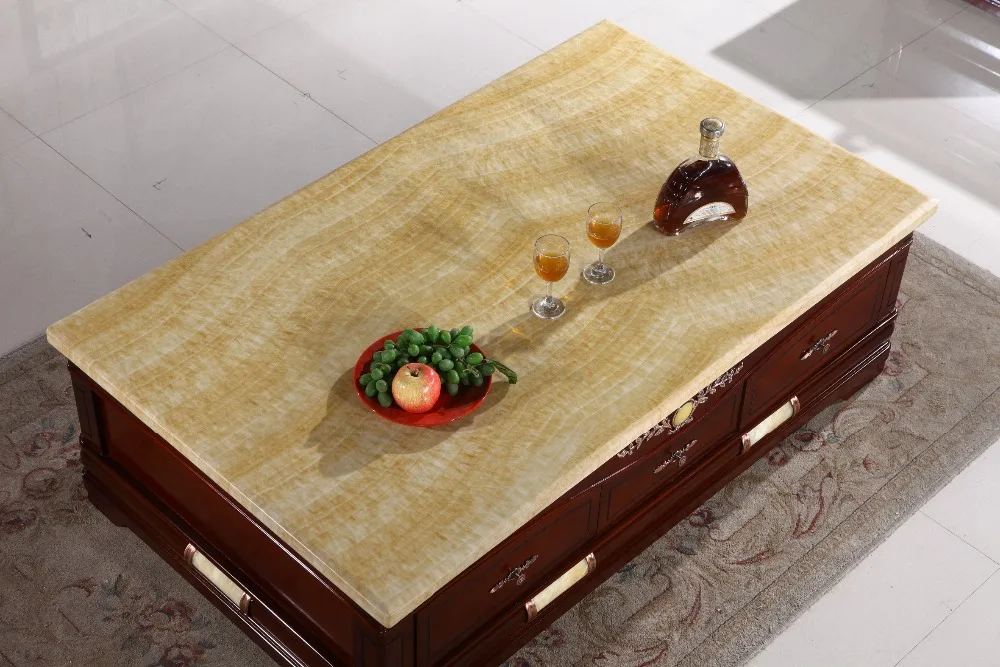 antique wooden coffee table storage drawer marble top made in China living room furniture antique wooden coffee table storage drawer marble top made in China living room furniture