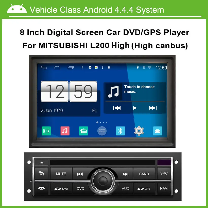 

Android latest smart car machine operating system Car DVD Video Player For Mitsubishi L200 High Version