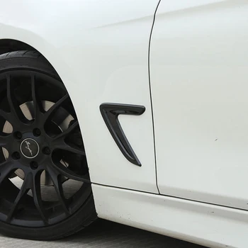 

2pcs For BMW F30 F35 316I 320I 328I 330I 335I Car Accessories Fender Vents Decorative Cover Trim Stickers Car Styling 2013-2017