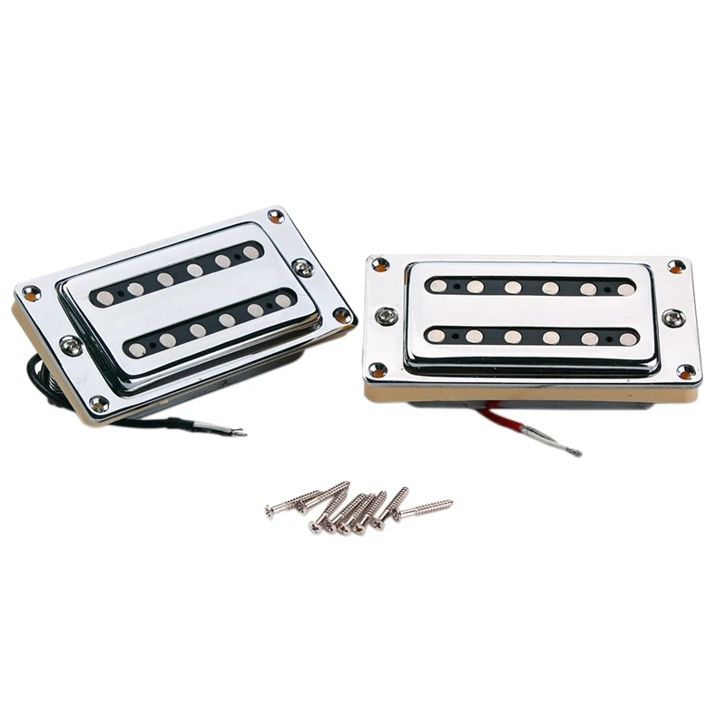 

2Pcs/Set Guitar Sealed Humbucker Pickups Pick-Ups Dual Coil For Lp Electric Guitars With Mounting Screws
