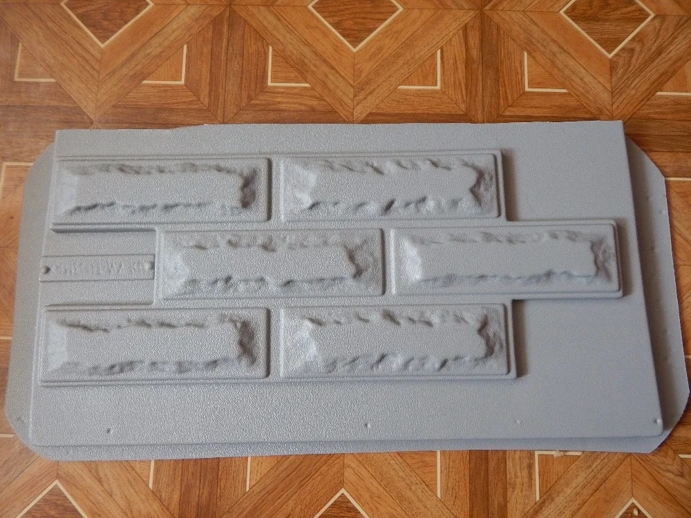 Plastic Molds+100gram pigment for Concrete Plaster Wall Stone Cement