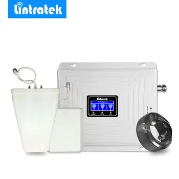 

Lintratek Signal Booster Repeater Amplifier 2G 3G 4G Tri Band GSM 900MHz 3G UMTS 2100MHz 4G LTE 1800MHz Antenna Full Kit -