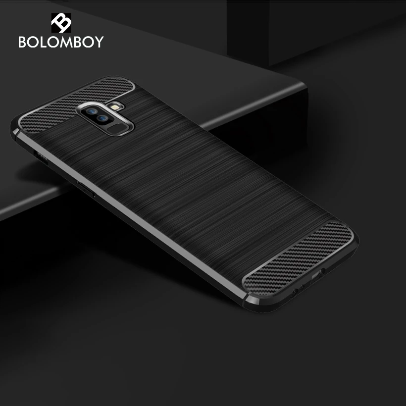 

Carbon Fiber Case For Samsung Galaxy J2 Core J3 J4 J6 J7 J8 2018 Plus Case Silicon Soft TPU A6S A7 A8 Star A9 A6 Plus 2018 Cover