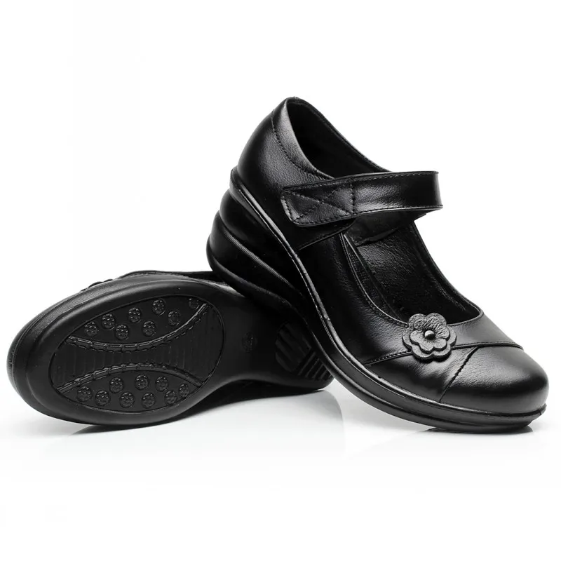 GKTINOO/слипоны из натуральной кожи; прогулочная обувь; женская повседневная обувь на платформе; женская обувь на танкетке; sapatos femininos Chaussure Femme