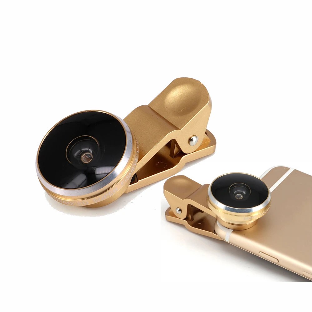 Wide Angle Lens 235 Degree Universal Mini Clip Clamp Fish