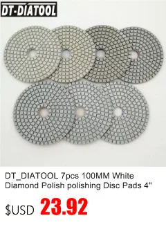 DT_DIATOOL 8 шт. 200# Diamond польский полировки дисков колодки для Гранит или Мрамор бетона или камень гибкие мокрой высокое качество