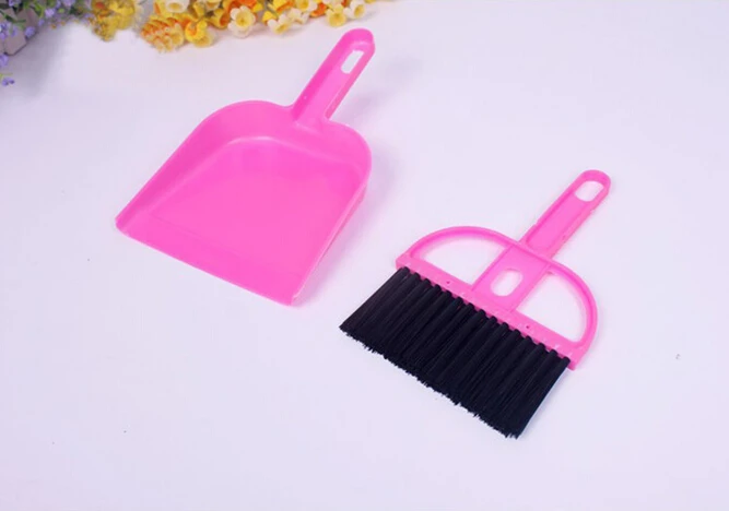 1PC Multipurpose Color Random Long Handled Plastic Keyboard Computer Cleaning Brush Crevice Scrubber Dust Shovel OK 0163