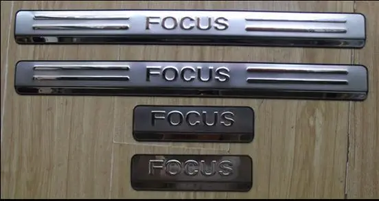 Порог из нержавеющей стали Накладка порога для Ford Focus 2005 2006 2007 2008 2009 2010 2011 MK2 Седан