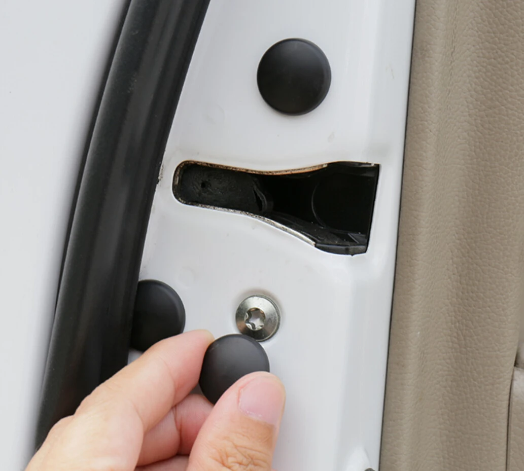 

12Pcs Car Door Lock Screw Protector Cover For Jaguar XF XFL XE XJ XJL F-Pace F pace fpace X761 XJ6 XKR XK8 X320 X308