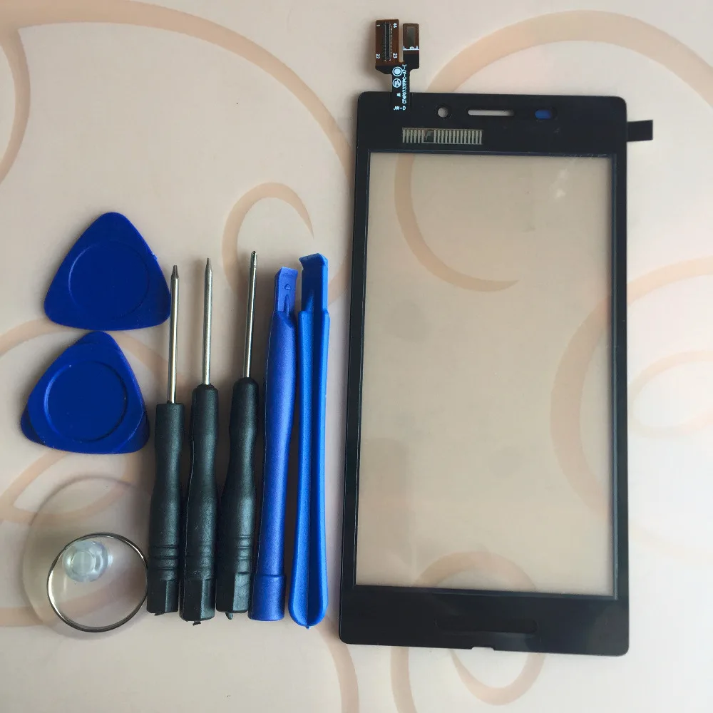 

For Sony Xperia M2 Aqua D2403 D2406 4G / LTE Front Touch Screen Digitizer Panel Glass Sensor + Free Tools