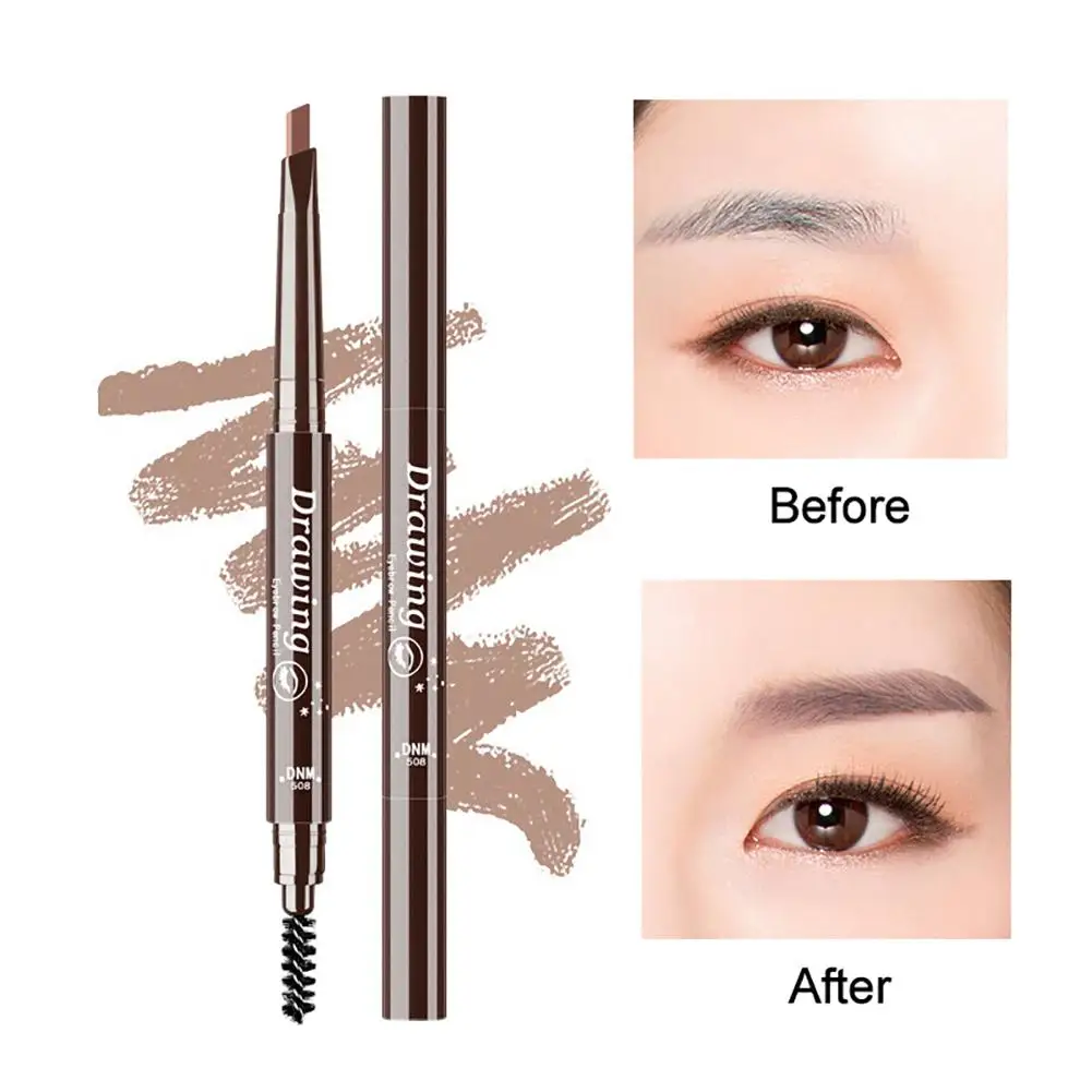 

New Double Head Long Lasting Waterproof Automatic Sweatproof Makeup Eyebrow Pencil Cosmetics Beauty Tool