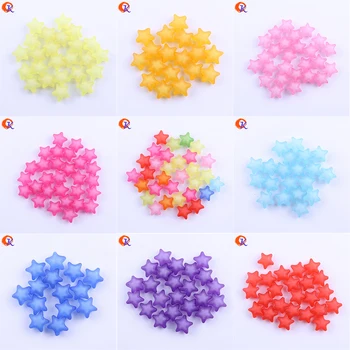 

Fashion Jewelry Accessories 150pcs/lot 19mm Mix Colors Cute Star Frosted Bead In Bead For Holiday Decoration CD-MASBIB-19MM