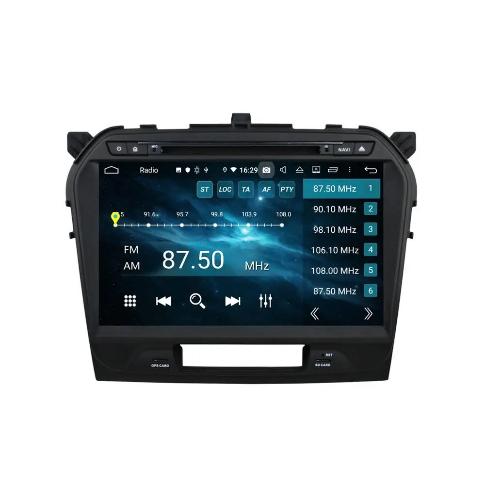 Octa Core 2 din 10.1" Android 9.0 Car Radio DVD GPS for