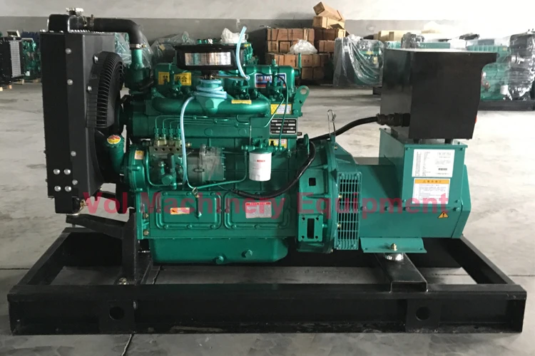 30kw electric generator with ricardo engine four cylinder brushless alternator copper three phase/single phase