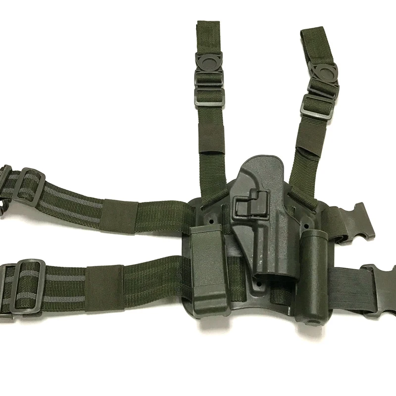 Высокое качество Тактический Охота Пистолет Кобура военно-компактный HK USP Правша Airsoft пистолет Охота Бедро Нога кобура