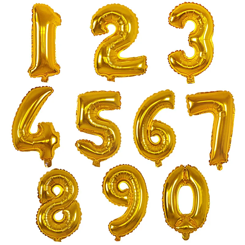 number balloons for sale