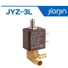 JYZ-3L нормально закрытый AC 230V ZG1/8' воды 2/3 Way Электрический электромагнитный клапан для утюги для чайных и кофейных церемоний для приготовления соков и питьевой фонтан