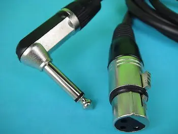 

2 1/4" Mono Phono Male to XLR Female Jack Cable 2m 609C