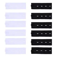 6 шт./компл. юбка брюки джинсы брюки талия расширитель пояс расширитель Кнопка удлинитель эластичный пояс на резинке