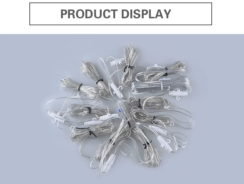 300leds Copper Wire USB Curtain Led String Light (22)