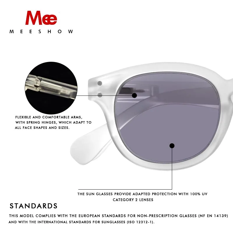 Meeshow солнцезащитные очки для чтения мужские очки серые линзы с диоптриями солнцезащитные очки UV400 sunreader 1513+ 1,0+ 1,5+ 2,0+ 2,5