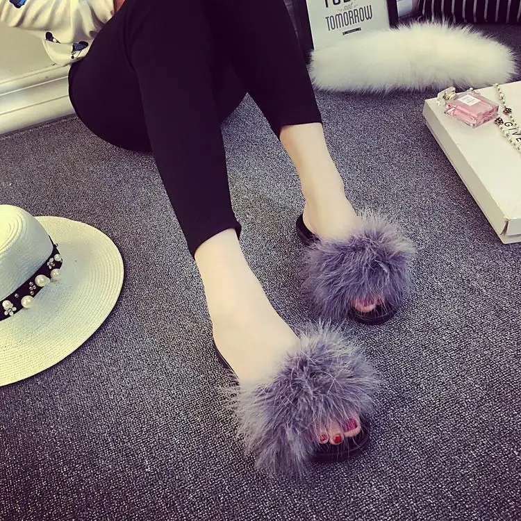 fur slide by fenty women’s sandals