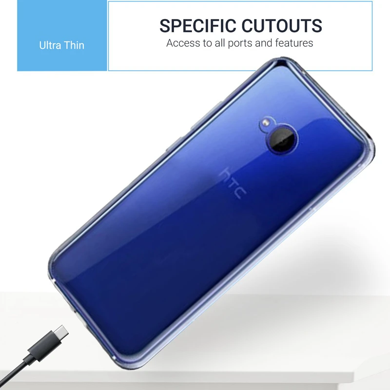 Прозрачный чехол для телефона HTC U11 10 U Play Life U12 Plus Desire 12 Ultra X9 Eyes evo X10 задняя крышка