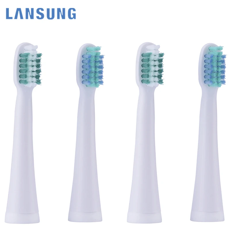 

4Pcs LANSUNG Soft Replacement Tooth Brush Heads Fit for A39 A39Plus A1 SN901 SN902 U1 Sonic Electric Teeth Brush Oral Hygiene