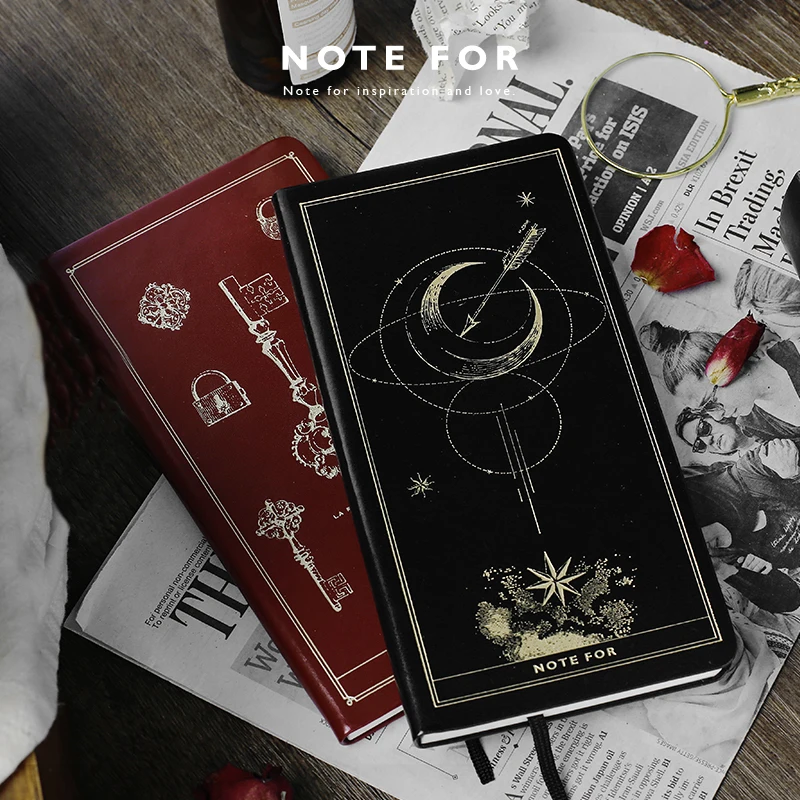 

NOTE FOR Classic Weekly Retro Stamping PU Leather Handbook Weekly Calendar Book Stationery