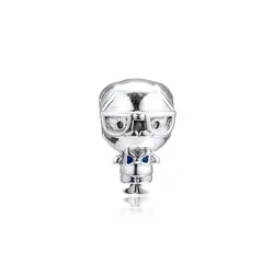 DIY Подходит для Pandora Charms браслеты Mr. Wise Beads 100% 925 пробы-серебро-ювелирные изделия Бесплатная доставка