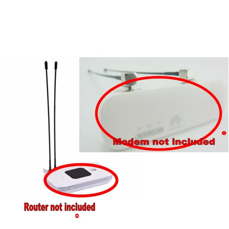 

2pcs wifi Antenna TS9 connector 4G antenna exteral For Huawei E5573 E8372 MF90C r216