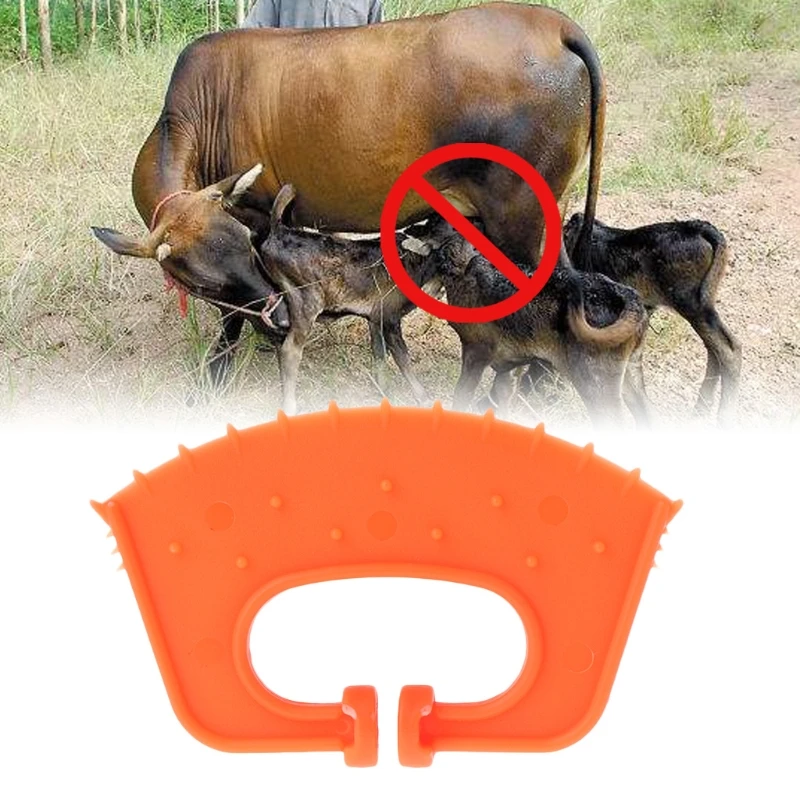 

Calf Weaner Cattle Cow Weaning Tool Farm Livestock Bovine Nose Clip Milking Stop