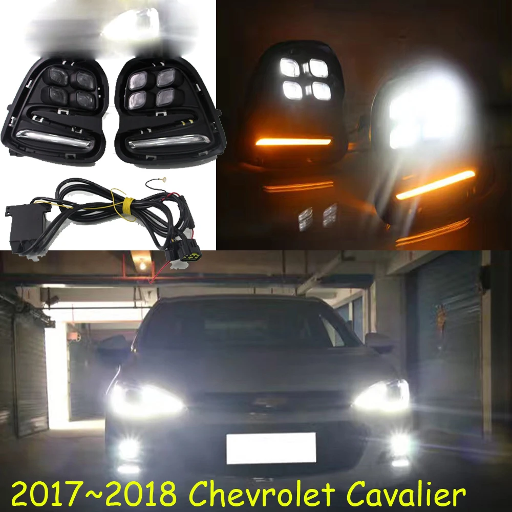 

Car bumper headlight Cavalier daytime light,2017~2018y car accessories LED headlamp Cavalier fog light