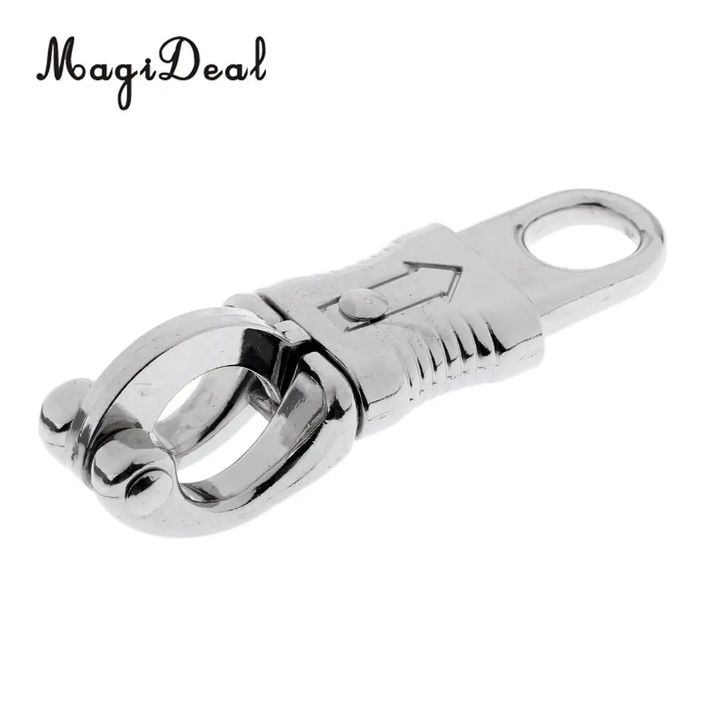 MagiDeal 5pcs Premium Quality 100mm Alloy Equestrian Panic Hook Quick Release Clip