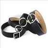 HOT Circle Pin Buckles Belt female deduction side gold buckle jeans wild belts for women fashion students simple casual trousers ► Photo 2/6