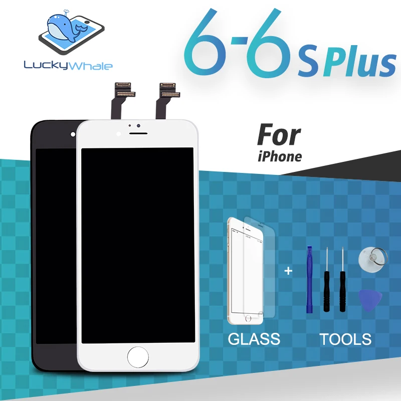 

LCD Display For iphone 6 6S With 3D Force Touch Screen Digitizer Assembly LCD For iPhone 6 plus 6s plus No Dead Pixel Grade AAA