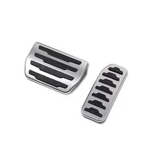 Нержавеющая сталь топлива автомобиля педаль автомобиля AT; акселератор Автомобильный ножной педали для Land Rover freelander 2 2012- стайлинга автомобилей