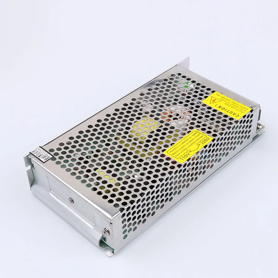 Светодиодные ленты Импульсные блоки питания Светодиодный драйвер Трансформатор свет Дисплей DC 24 В 6a 150 Вт AC100-240V Вход
