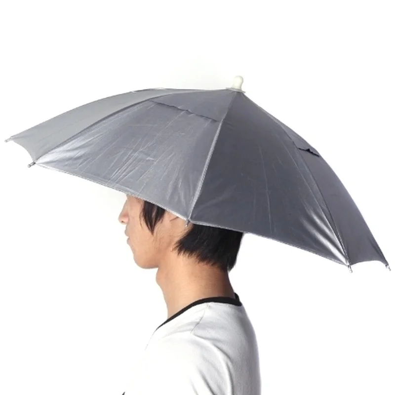 

15% Foldable Outdoor Sports Golf Fishing Hunting Camping Sun Brolly Umbrella Hat Cap Blue