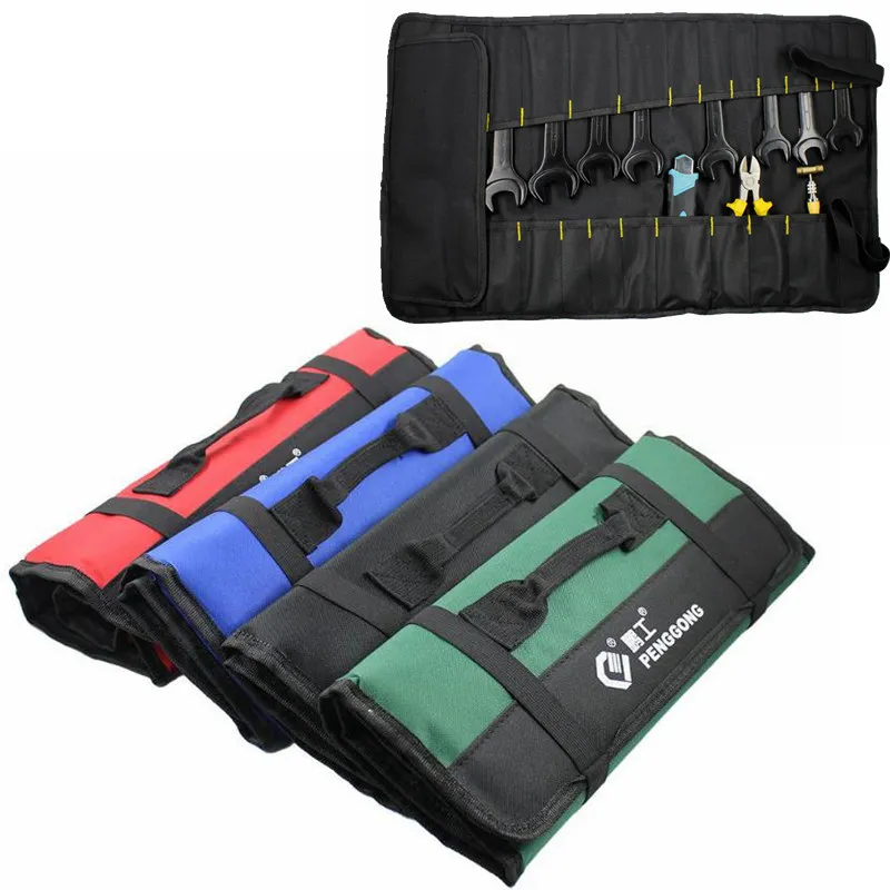 Multi function Waterproof Oxford Carrying Handles Folding Roll font b Bags b font Portable Toolkit Storage