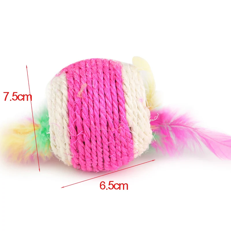 Natural-Sisal-Pet-Cat-Balls-Toy-Lovely-Rope-Feather-Ball-Teaser-Scratch-Chew-Play-Toy-Clean-Cat-Tooth-interesting-Pet-Toys-PT0078 (6)