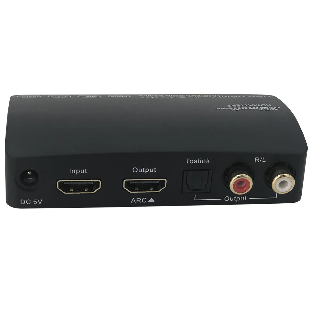 UHD HDMI 2 0 аудио экстрактор сплиттер to Toslink 5.1CH Аудио конвертер 4K 60 Гц HDCP HDR для PS4
