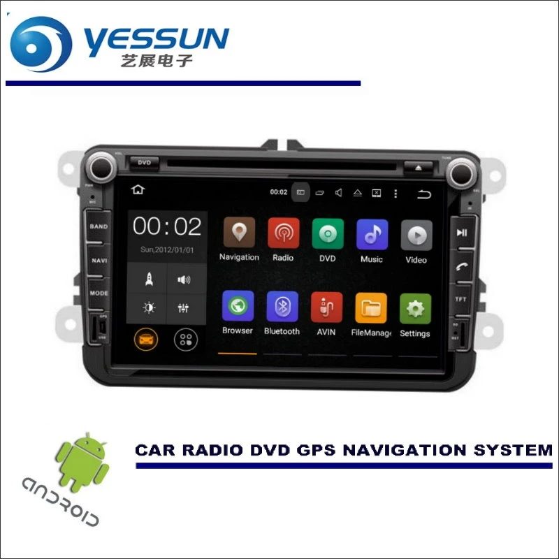 

YESSUN Car Multimedia Navigation For Volkswagen VW Jetta Bora GLI / Sagitar / Vento CD DVD GPS Player Navi Radio Stereo Android