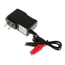 Аккумулятор Зарядное устройство 6V 0.5A клип-тип светодиодный светильник зарядное устройство для cccumulator батарея/свинцово-кислотная батарея