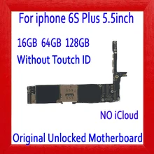 16 Гб/64 Гб/128 ГБ фабрика разблокирована для iphone 6s plus материнская плата без Touch ID, с полным чипом, без iCloud