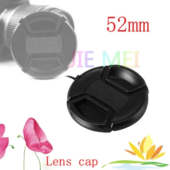 

Free shipping 52mm center pinch Snap-on cap cover for camera 52 mm Lens