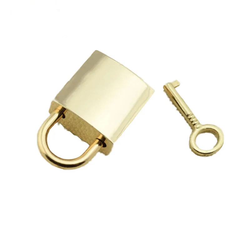 20pcs 35 mm gold Nicke Bag lock with key Metal Clasp Turn Lock Twist