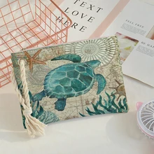 Краудейл сумочка клатч модная уличная сумка в руку граница вермилия дамская сумочка морская картина с морской черепахой сумки дизайн