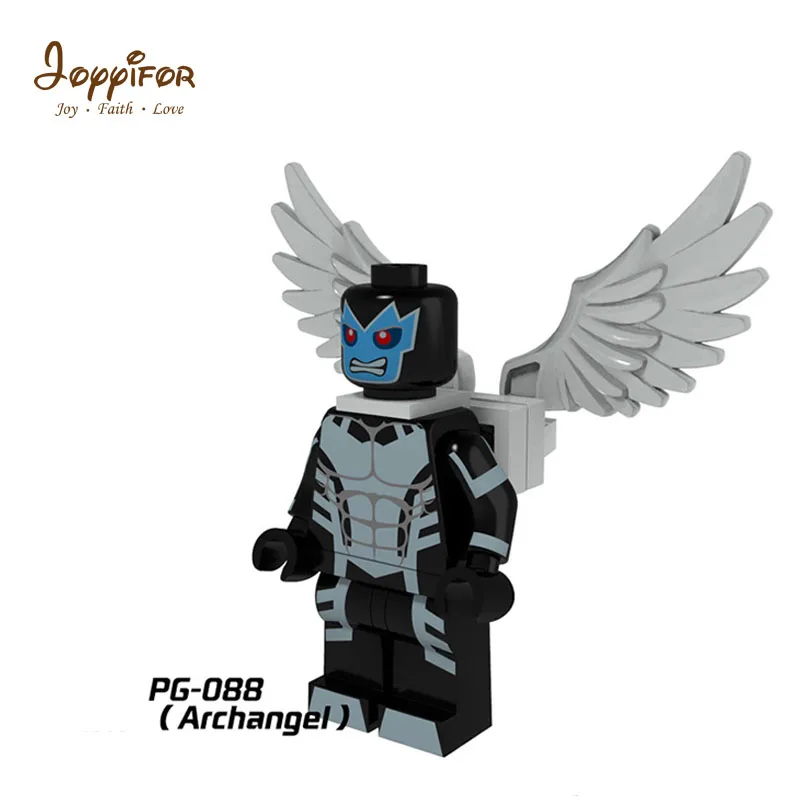 Joyifor строительные блоки игрушки marvel X man storm magneta Wolverine Daken Angel экшн детская игрушка